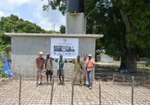 L'équipe au démarrage du chantier en mai 2011